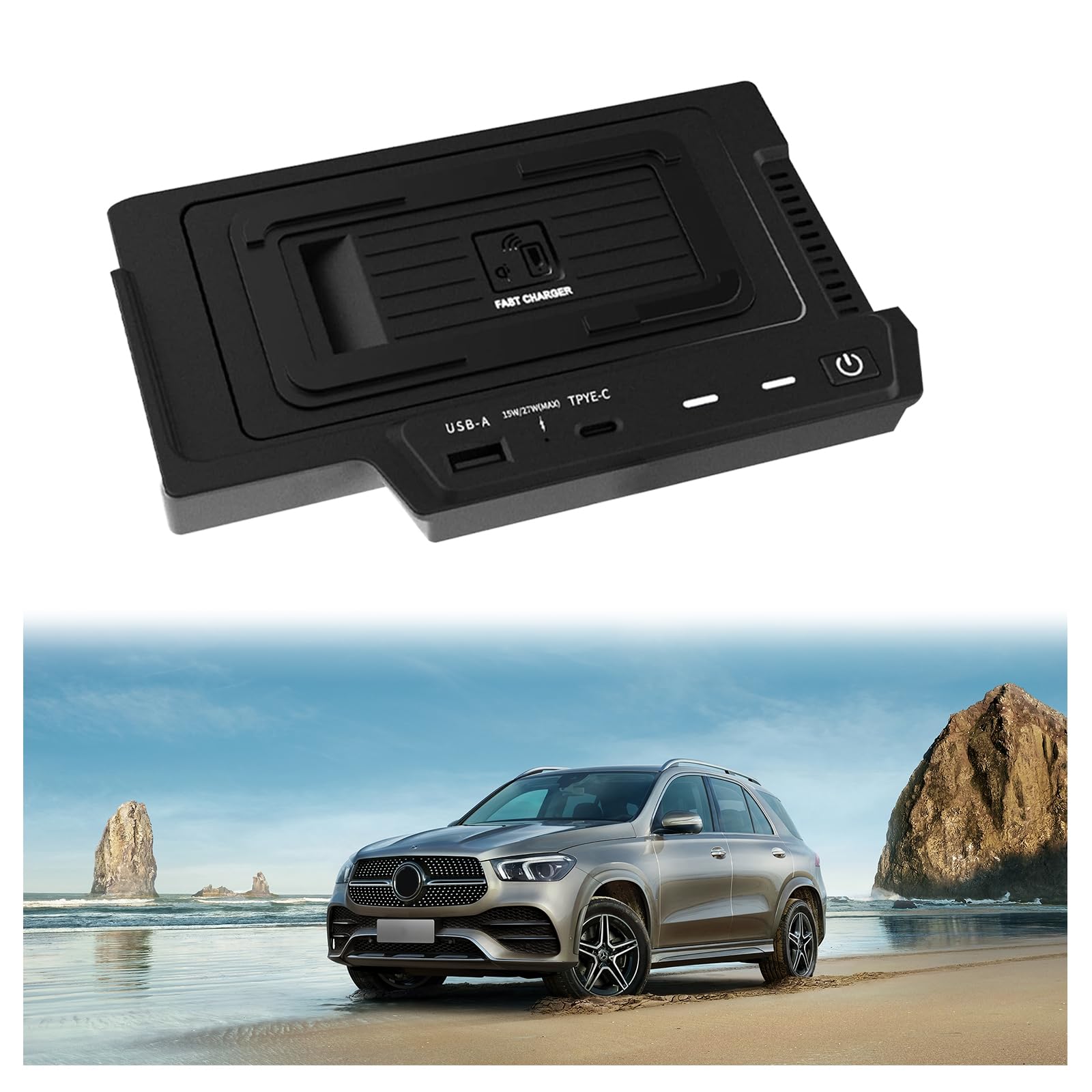 Amazon.co.jp: 車用ワイヤレス充電器 メルセデスベンツ GLE/GLS 2020
